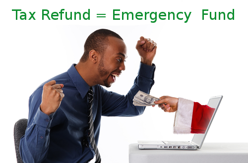 Tax Refund to emergency Fund